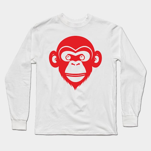 Ape Long Sleeve T-Shirt by aceofspace